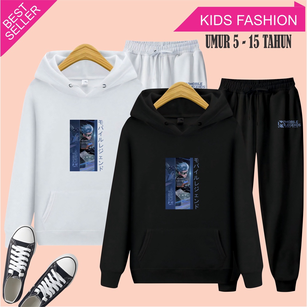 MCL - Setelan Sweater Hoodie Anak Guison Mlbb