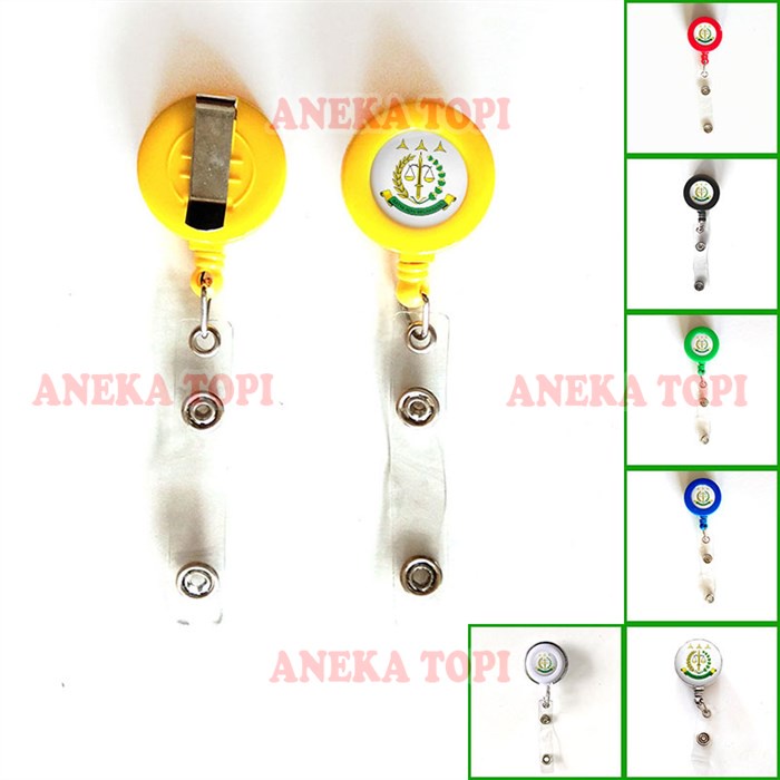 ID Card Yoyo Kejaksaan Gantungan ID Card Holder Logo Kejaksaan - Aneka Topi