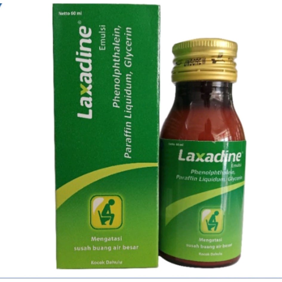 Laxadine Emulsi 60 ml - Melancarkan BAB Laksatif Pencahar