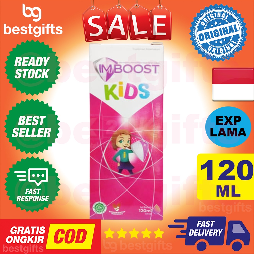 IMBOOST KIDS SYRUP 120ML IMMUNE BOOSTER SIRUP ANAK IMUN DAYA TAHAN TUBUH BAYI TIDAK MUDAH SAKIT 120 ML