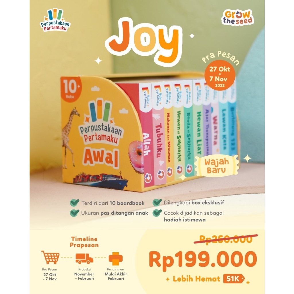 GrowTheSeed Perpustakaan Pertamaku