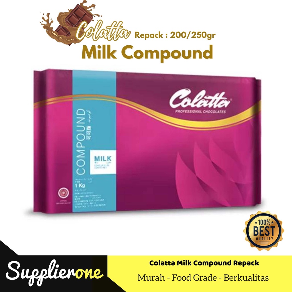 

Colatta Milk Compound 200/250gr / Cokelat Colatta / Cokelat Batangan Colatta / Cokelat Batangan Repack