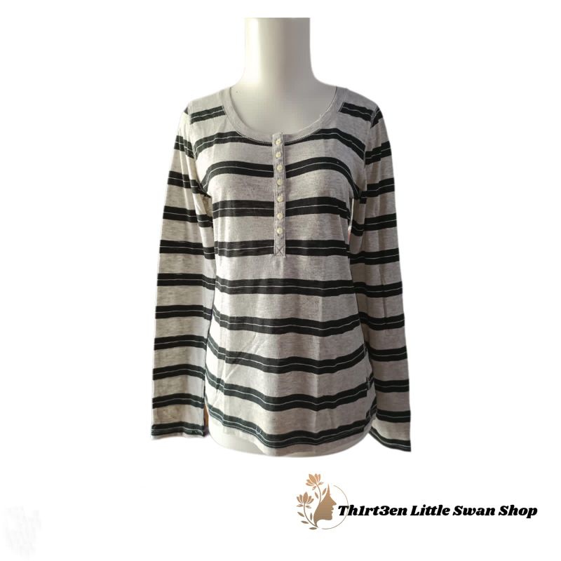 Kaos salur lengan panjang Mossimo (PL-42)