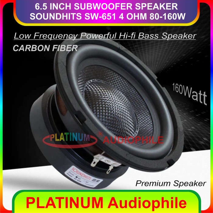 Speaker Subwoofer 6.5 Inch Woofer Hifi Speaker High Quality Import