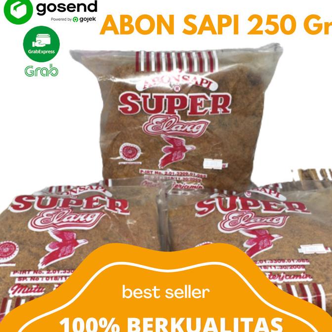 

:>:>:>:>] ABON DAGING SAPI ASLI SUPER CAP ELANG 250g MURAH HALAL [PROMO] - Manis