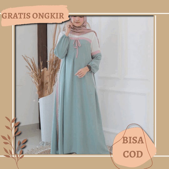 Baju Gamis Terbaru 2023 / Gamis Ethica Ayumi 291 / Ayumi 291 / Gamis Simple Elegan / Gamis Modern / 