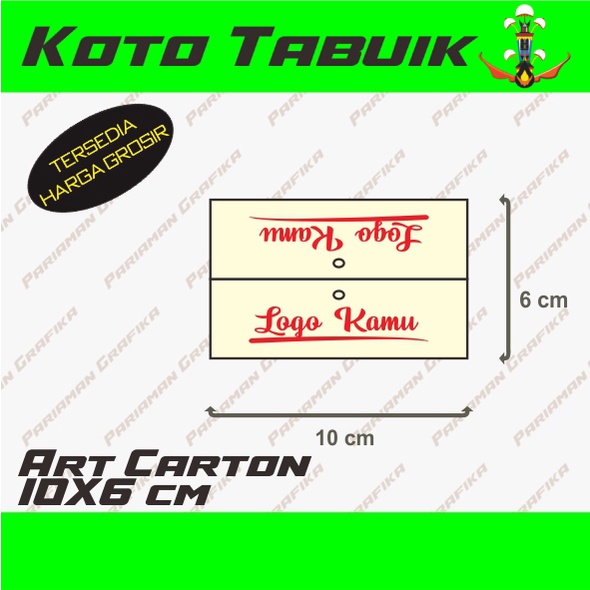 

Hang Tag Lipat 10x6 cm