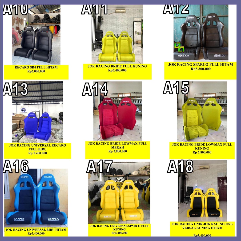 JOK MOBIL RACING JOK MOBIL UNIVERSAL JOK MOBIL UTK SEMUA JENIS MOBILJOK MOBIL TERBAIK  RACING UNIVER