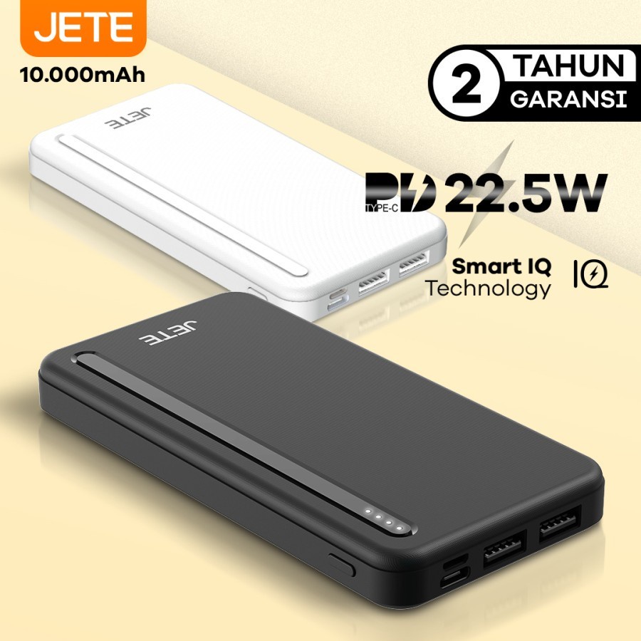 Power Bank 10000 MaH Powerbank Fast Charging  QC with PD JETE C9 - Garansi 2 Tahun