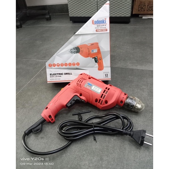 KODENKI mesin Bor electric drill KDK-ED102 10 mm Mesin Bor tangan