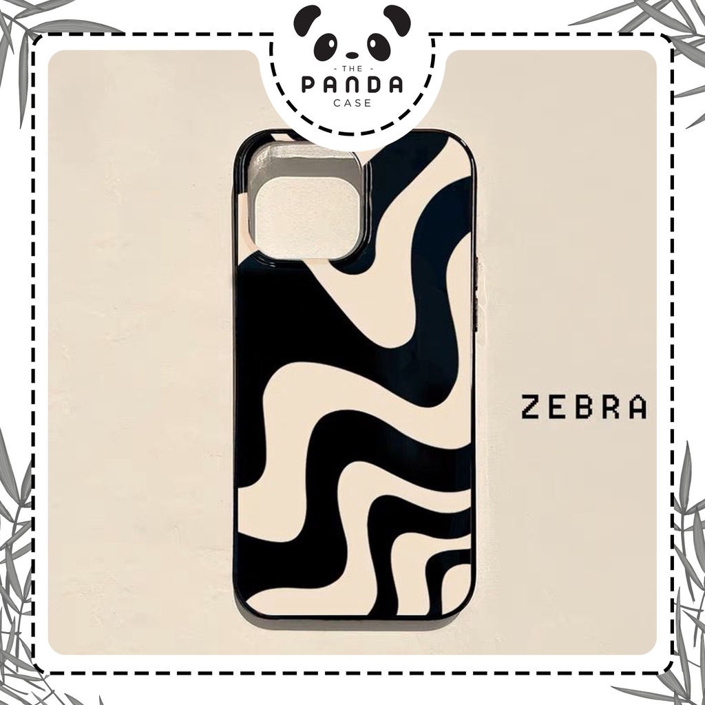 [ TPC ] iPhone Case For 14 Series TPU Soft Case Zebra Print Glossy Candy Case Camera Protection Shockproof For iPhone 14 13 12 11 Plus Pro Max - IP073