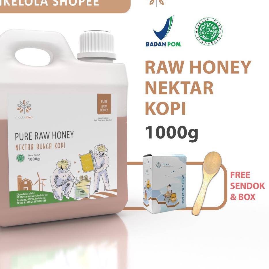 

♜ Asli Murni 1kg Tava Grade A Nektar Kopi 100% Alami Pure Natural Raw Honey ➢