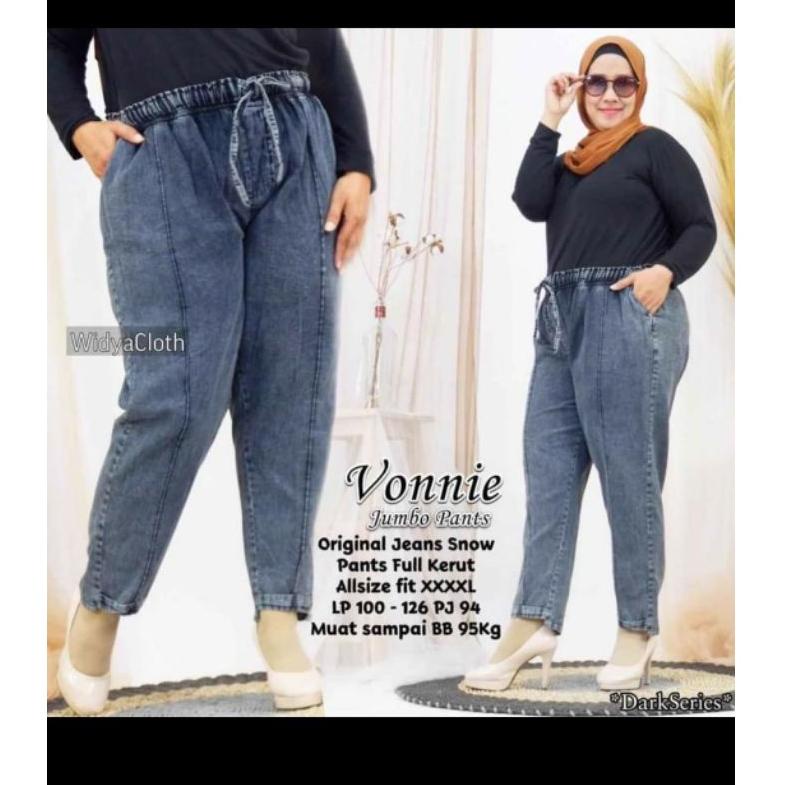 [ART. 0622 Celana Begi Pants Bahan Jeans Ukuran Super Jumbo