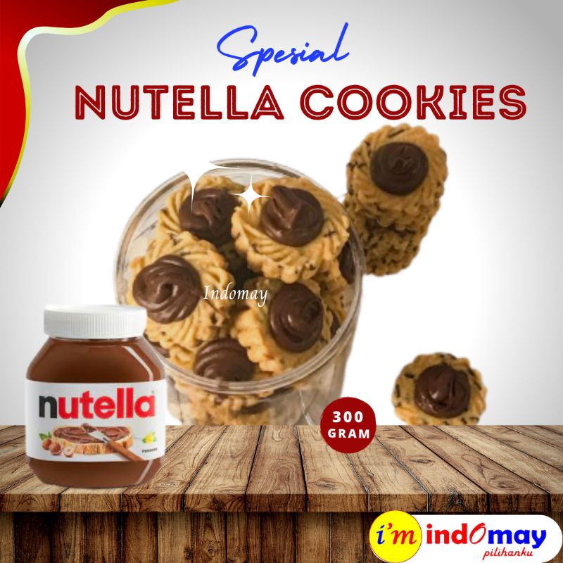 

[KODE Y] Nutella Cookies | Ukuran 300 Gram | Tart Nutella