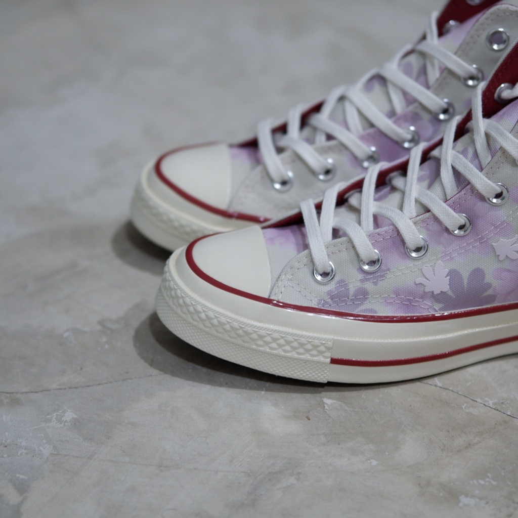 CONVERSE CHUCK TAYLOR 1970S HI EMBRIOIDERED DESERT FLORAL PURPLE