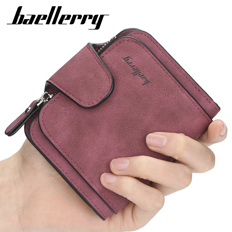 BAELLERRY N2346 Dompet Wanita Kecil Bahan Kulit PU Leather Premium WATCHKITE WKOS