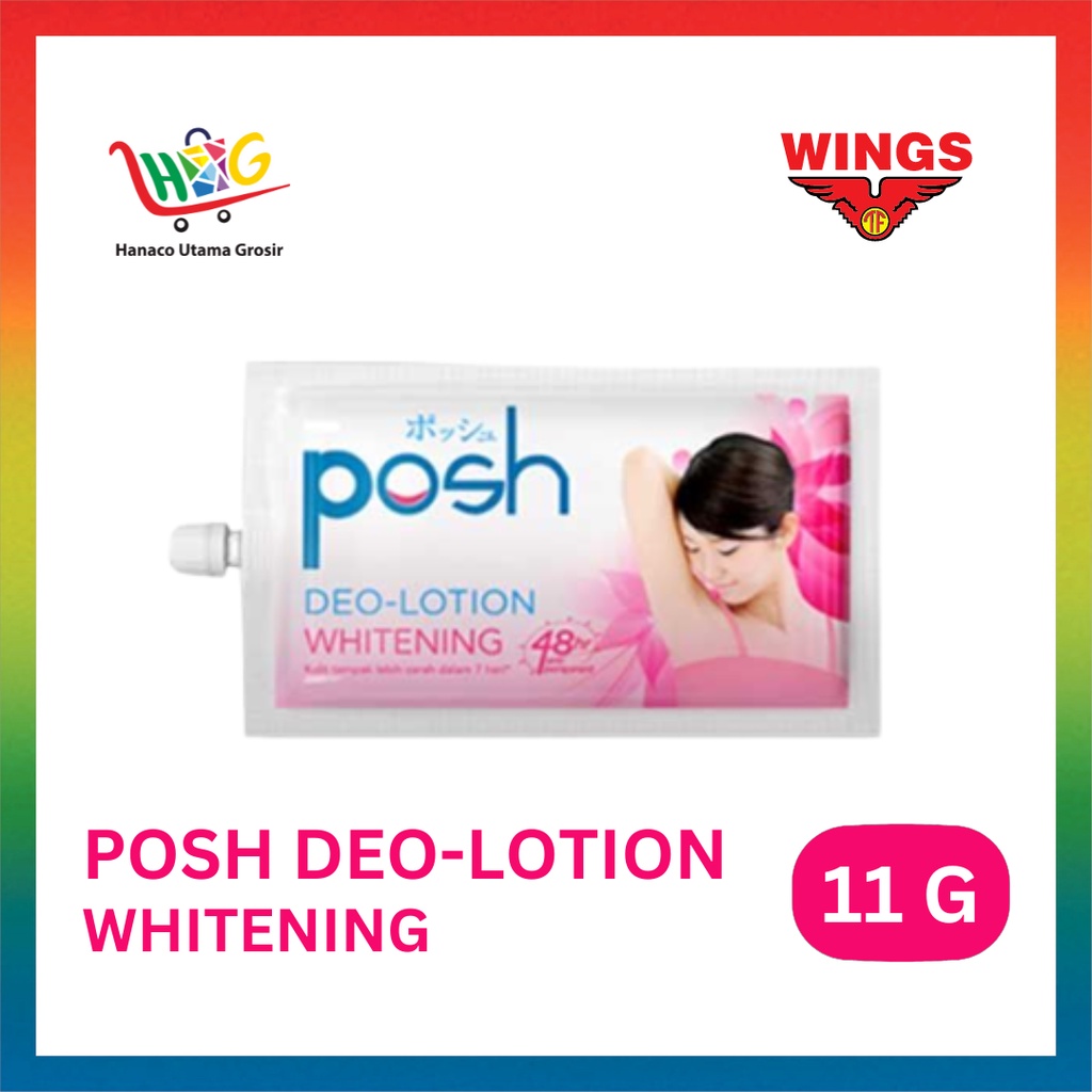 Posh Deo Lotion Whitening Sachet All Variant 11gr