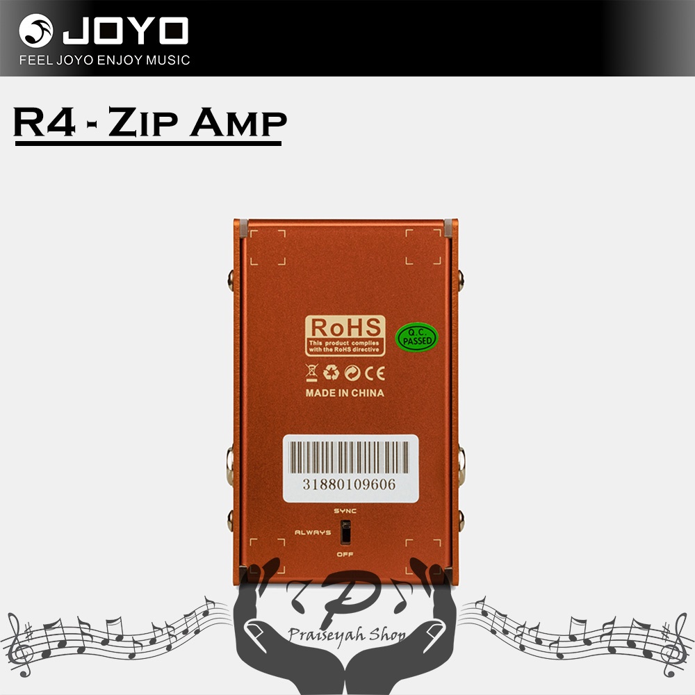 Joyo R04 Zip Amp Pedal Efek Gitar Overdrive Original R-04