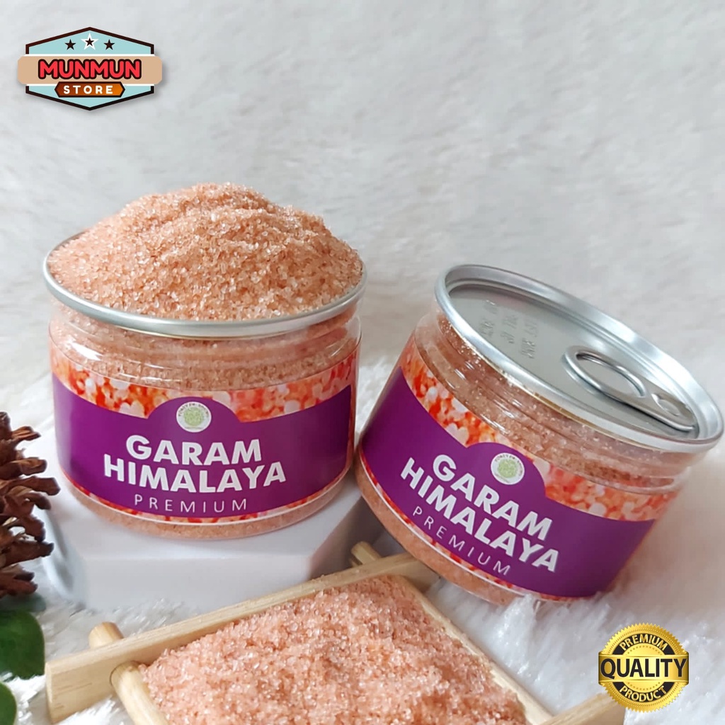 

Pet Can Garam Himalaya Natural Pink Himalayan Salt Kualitas Premium