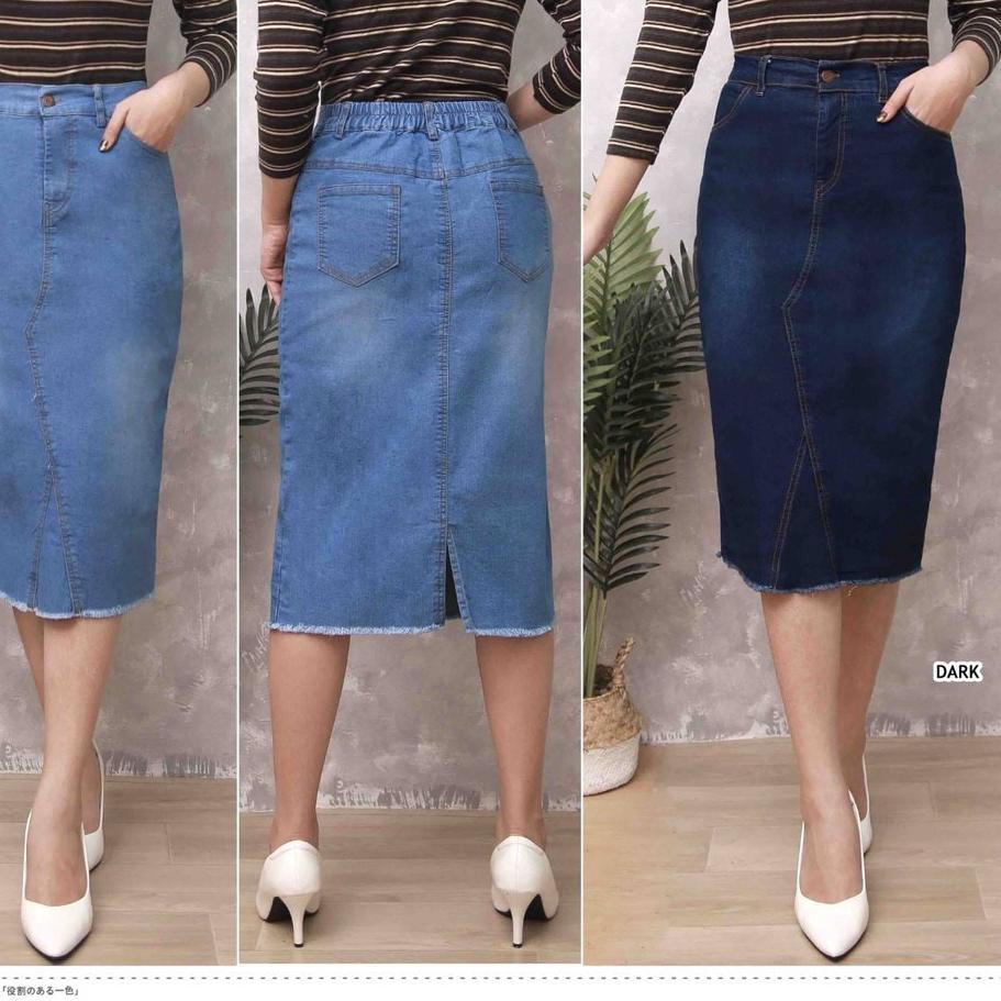 Terbaik ROK SPAN 7/8 JEANS  ANANDA // JEANS MELAR 