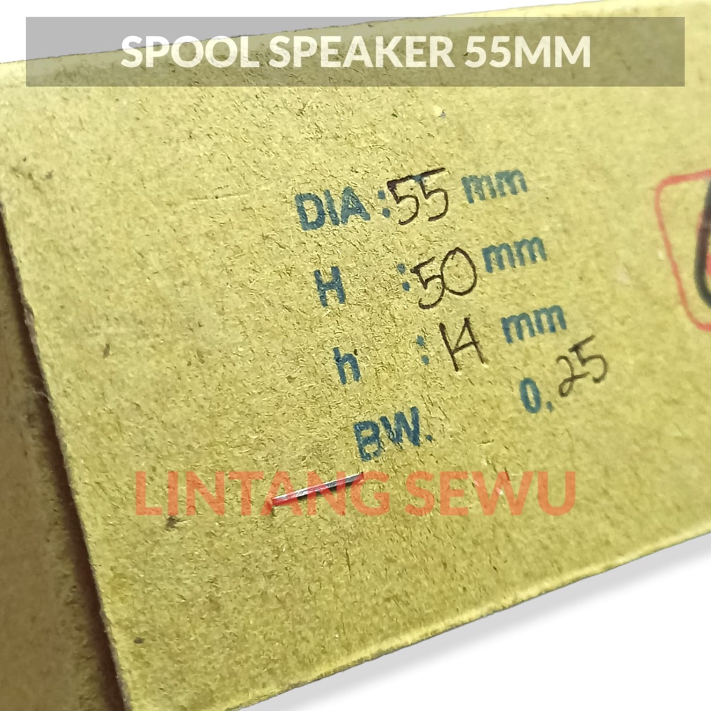 SPOOL SPUL SPIKER COIL SPEAKER 55 SPOL SPEAKER 55MM