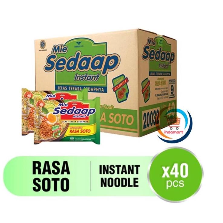 

⅍ Mie Sedaap Soto 75 gram 1 Dus Isi 40 pcs ☟