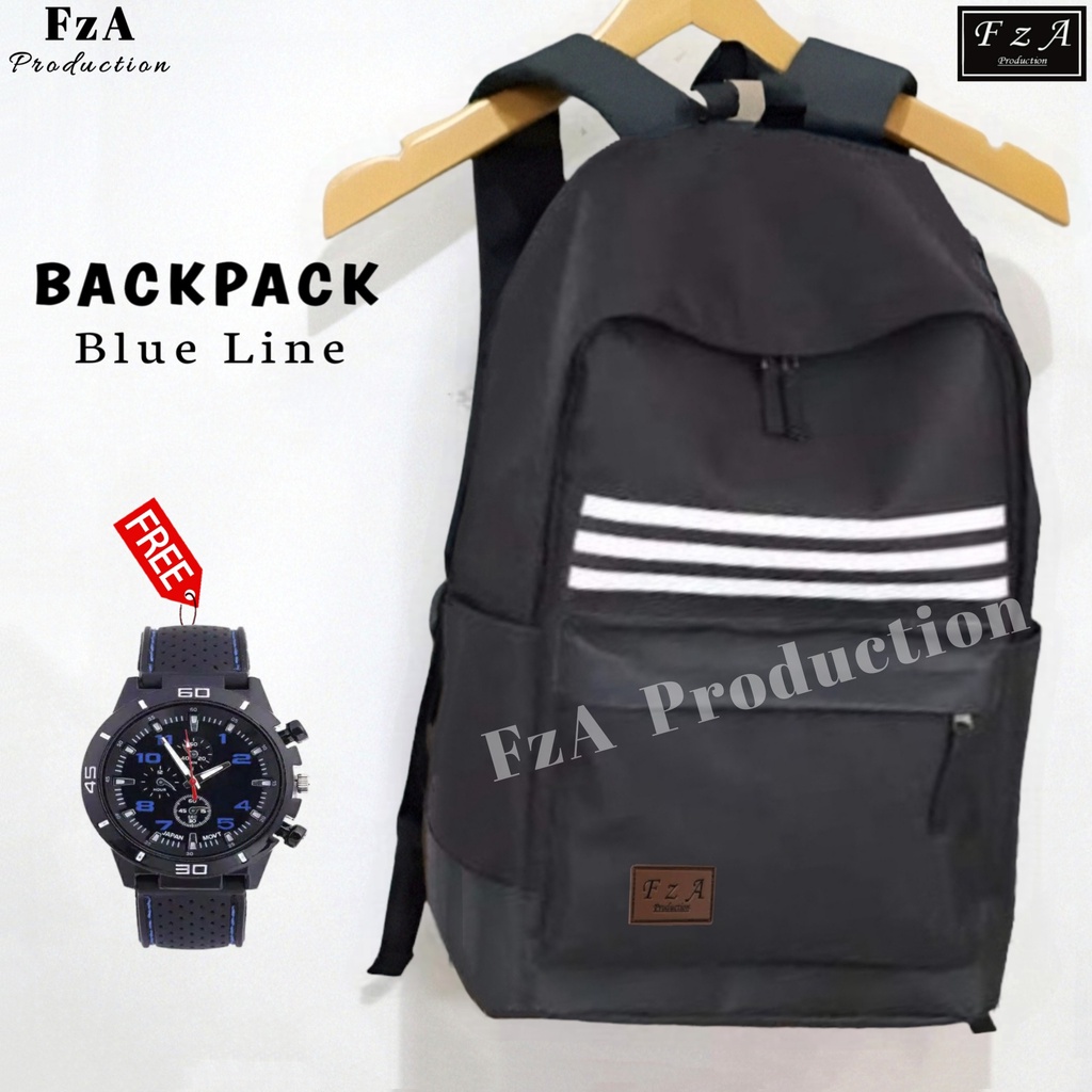 FzA Official - Tas Ransel Punggung Distro Casual Pria Wanita / Tas Ransel Laptop Backpack Original - BLS