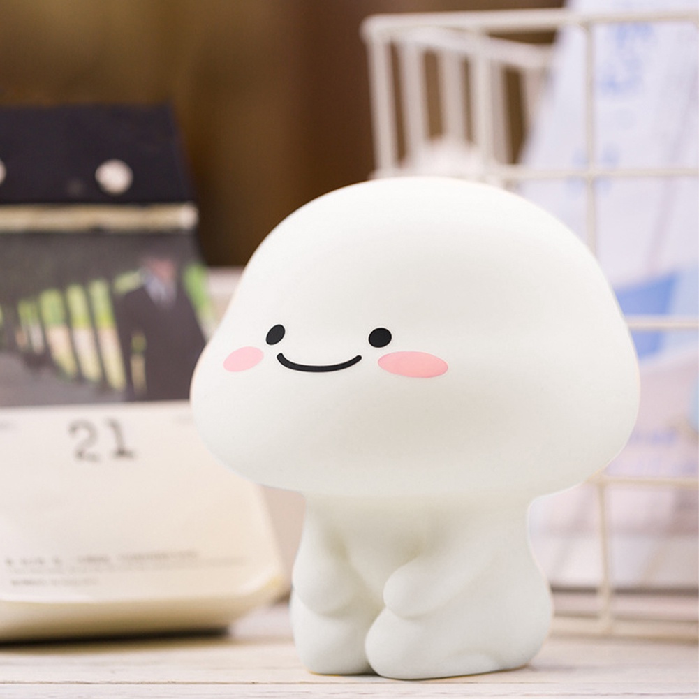 Lamp Tidur Quby Soft Head Touch Dimmer Lamp Pengisian USB Give a Cute Gift for Kids