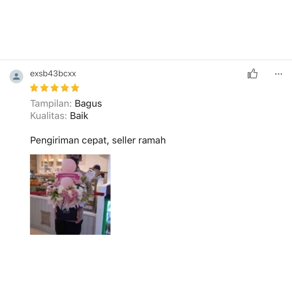 Bunga box wisuda ultah pembukaan hari raya