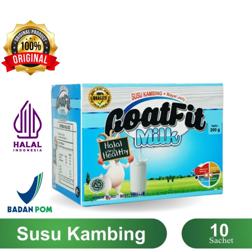 

Susu Kambing Etawa - Goatfit 200gr Penambah Nafsu Makan Serta Nutrisi Ibu Hamil
