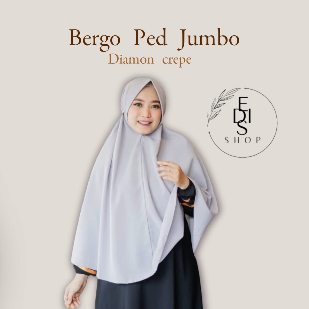 Bergo Maryam Jumbo Ped Antem Diamond