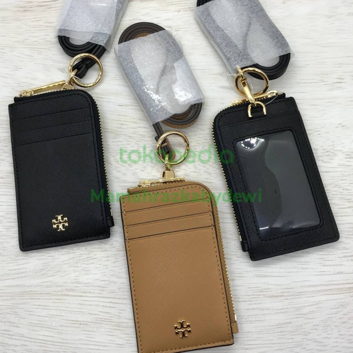 

Terlaris Tory Burch Lanyard Emerson Black/Cardamon