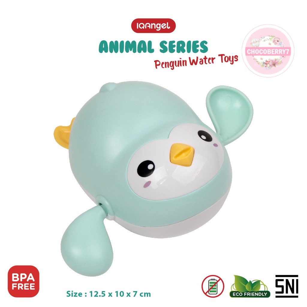 IQAngel Penguin Water Toys IQC01 / Mainan Mandi Bayi / Mainan Air Bayi Pinguin Berenang