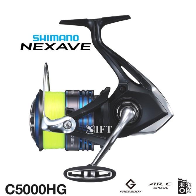 Reel Shimano Nexave Fi 1000 2500 C3000 4000 C5000 Hg 2021 Pancing Ori