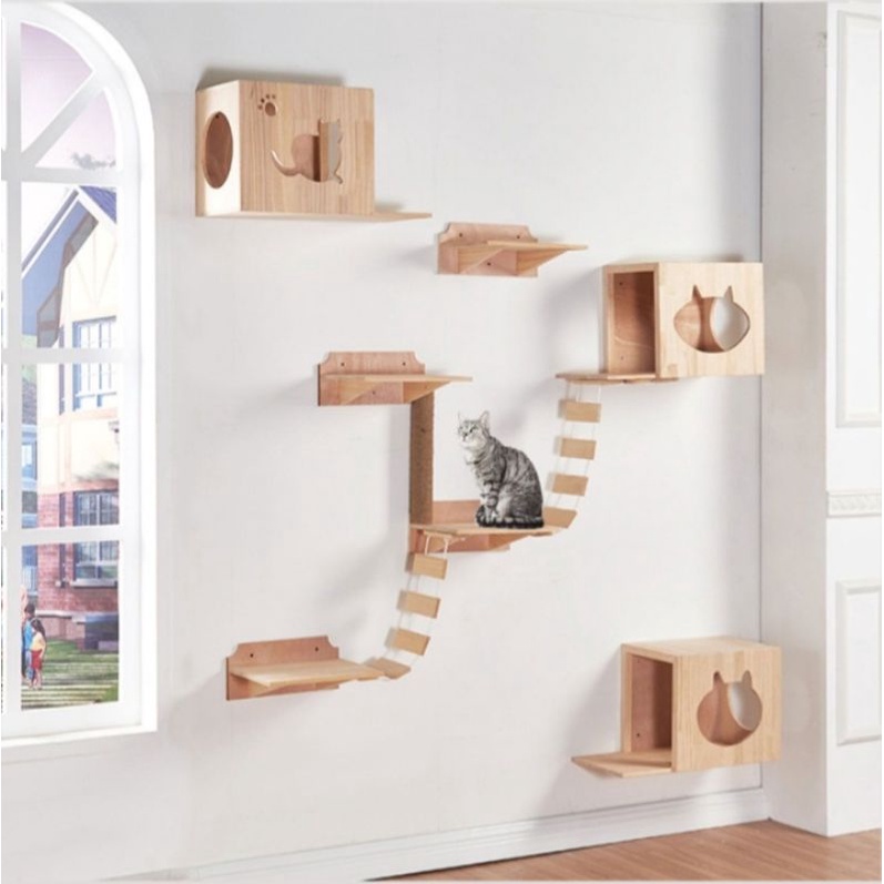 Cat playground wall cat climbing wall cat house panjatan rumah dingding