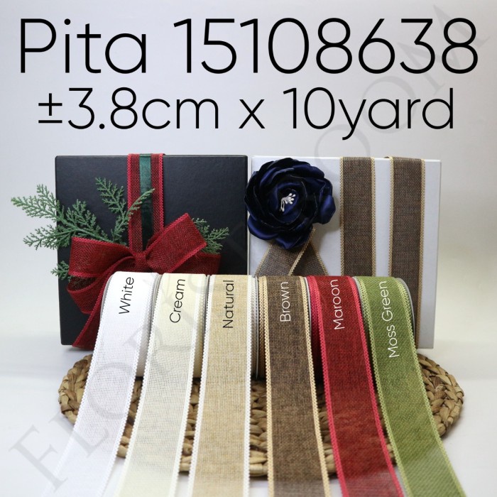 

Pita 15108638 3.8cm x 10 Yard - Ribbon - Goni
