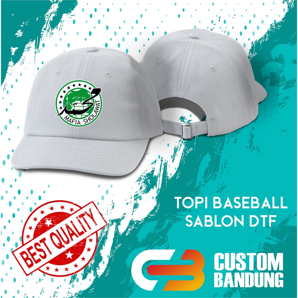 Topi Baseball MAFIA SHOLAWAT Pria Wanita Topi Cap Bisa Tulis Nama Bisa COD Original High Premium Quality