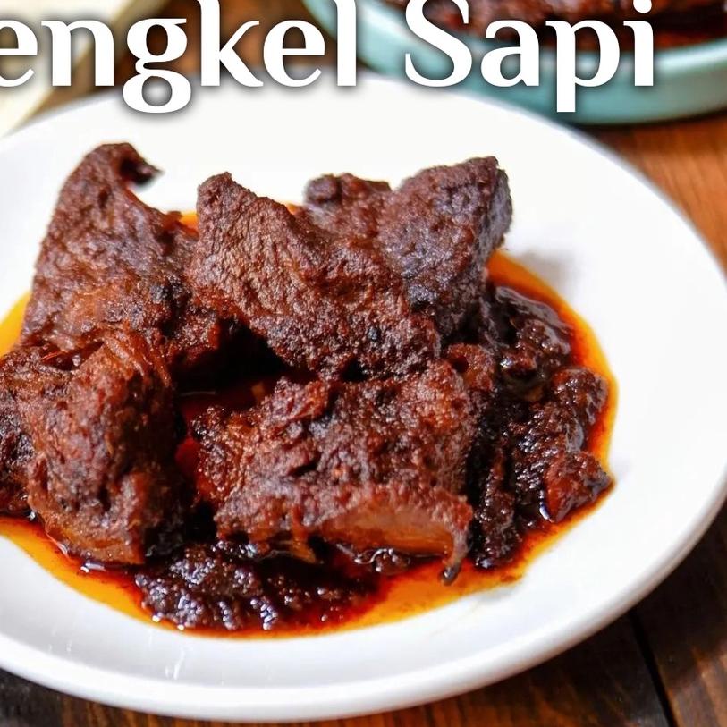 

♫ Rendang Sengkel Sapi Asli Padang by ABANGKU Halal PIRT bumbu melimpah - siap kirim seIndonesia dan export keluar Indonesia ❆