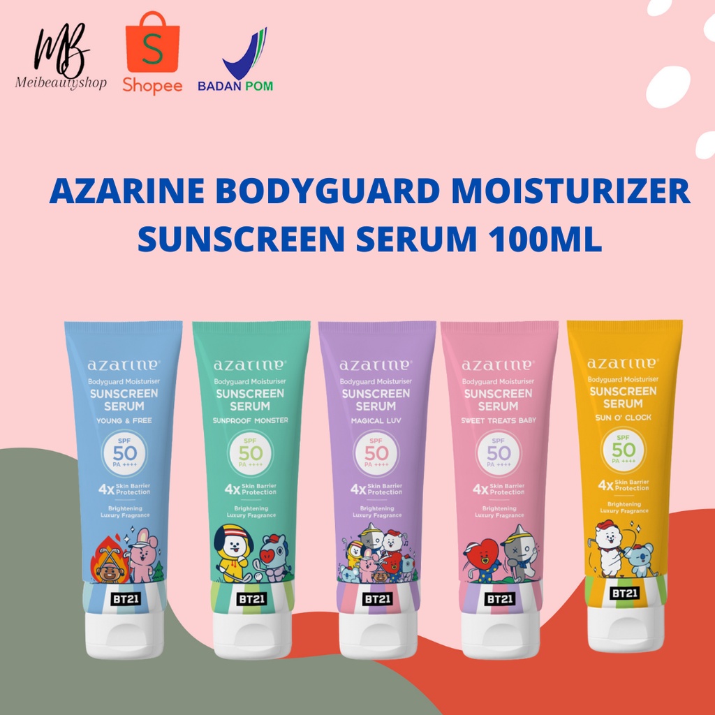 Azarine BT21 Body Guard Moisturizer Sunscreen Serum 100ml