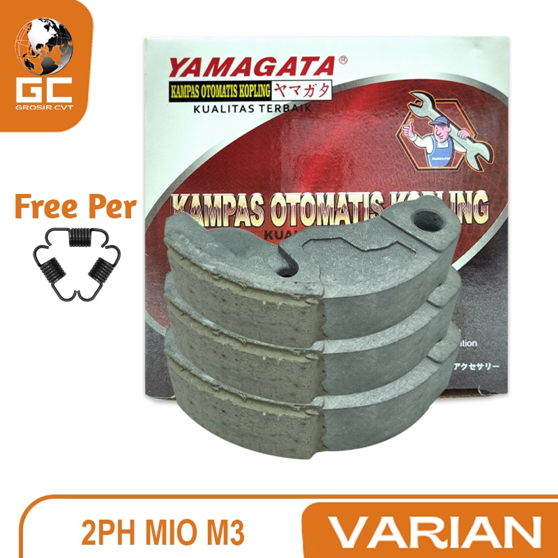 Kampas ganda kopling Yamaha Mio M3 S Z Soul GT Fino X Ride Fazzio Gear 125 cc 2PH Yamagata