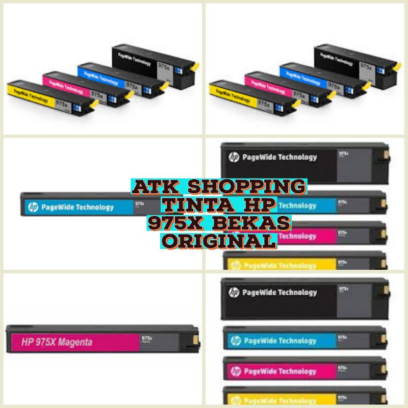 TINTA HP 975X BEKAS ORIGINAL