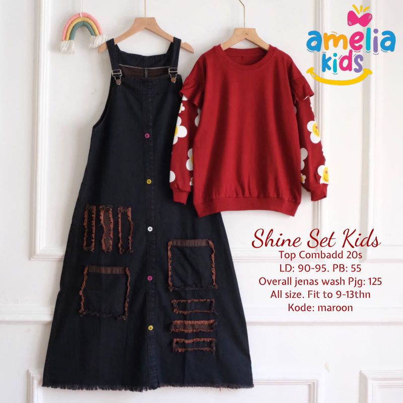 Shine Setelan Kids ORI Amelia Kids