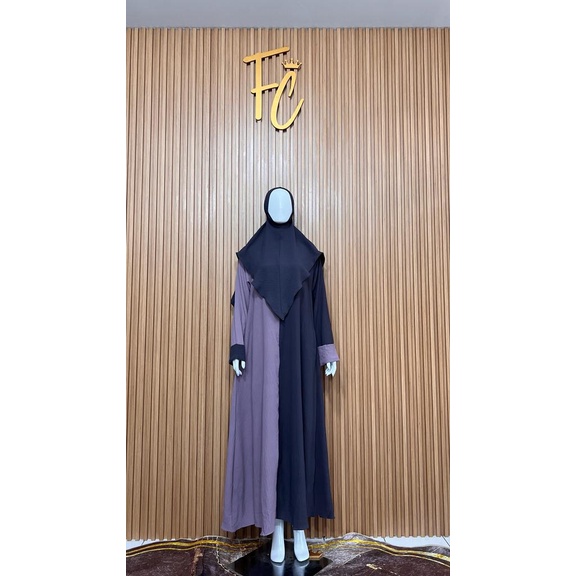 Zahira1808 Abaya Set Crinkle by Fajar Collection