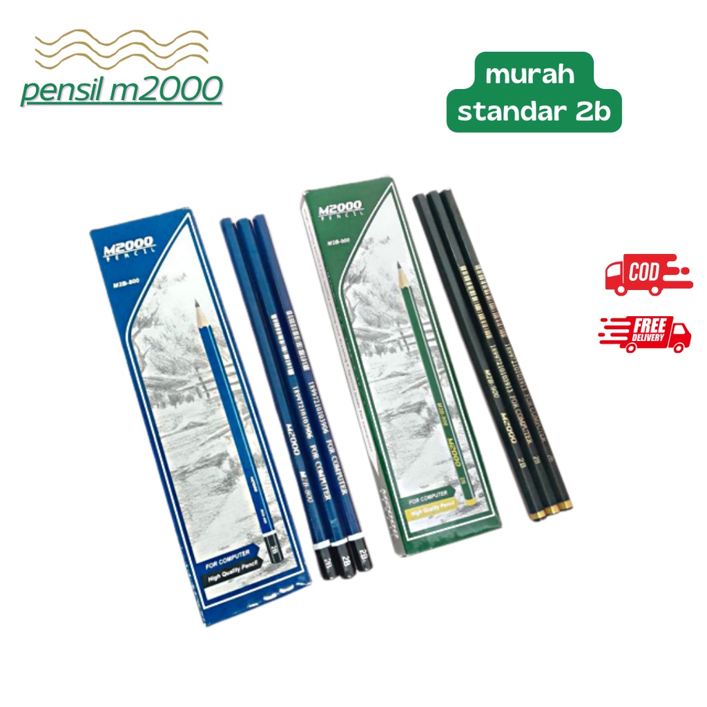 

Pensil 2B M2000 Murah 2 Warna