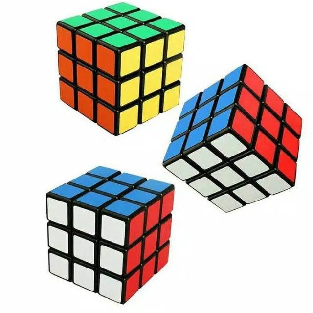 BBS Rubik Cube 3x3 / Mainan Puzzle Rubrik Rubik Cube Cubes 3x3x3 Warna Warni