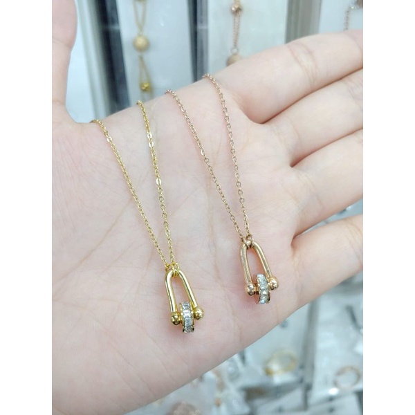 kalung fashion  titanium anti karat anti luntur