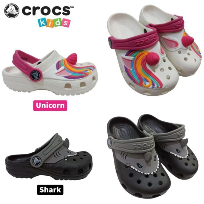 SANDAL CROCS ANAK/CROCS ANAK /SANDAL CROCS ANAK FUN LAB SHARK