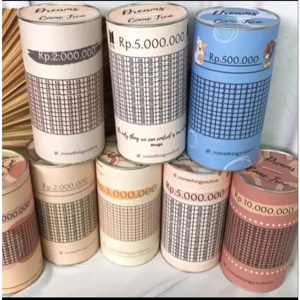 Celengan target buka tutup celengan target 50jt celengan viral