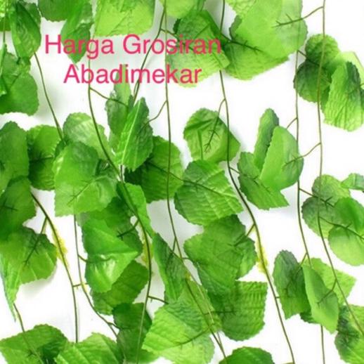 ➥ Daun rambat/aun Artifical / Daun Plastik /Daun merambat/Daun anggur/D-23 /1lusin ♗