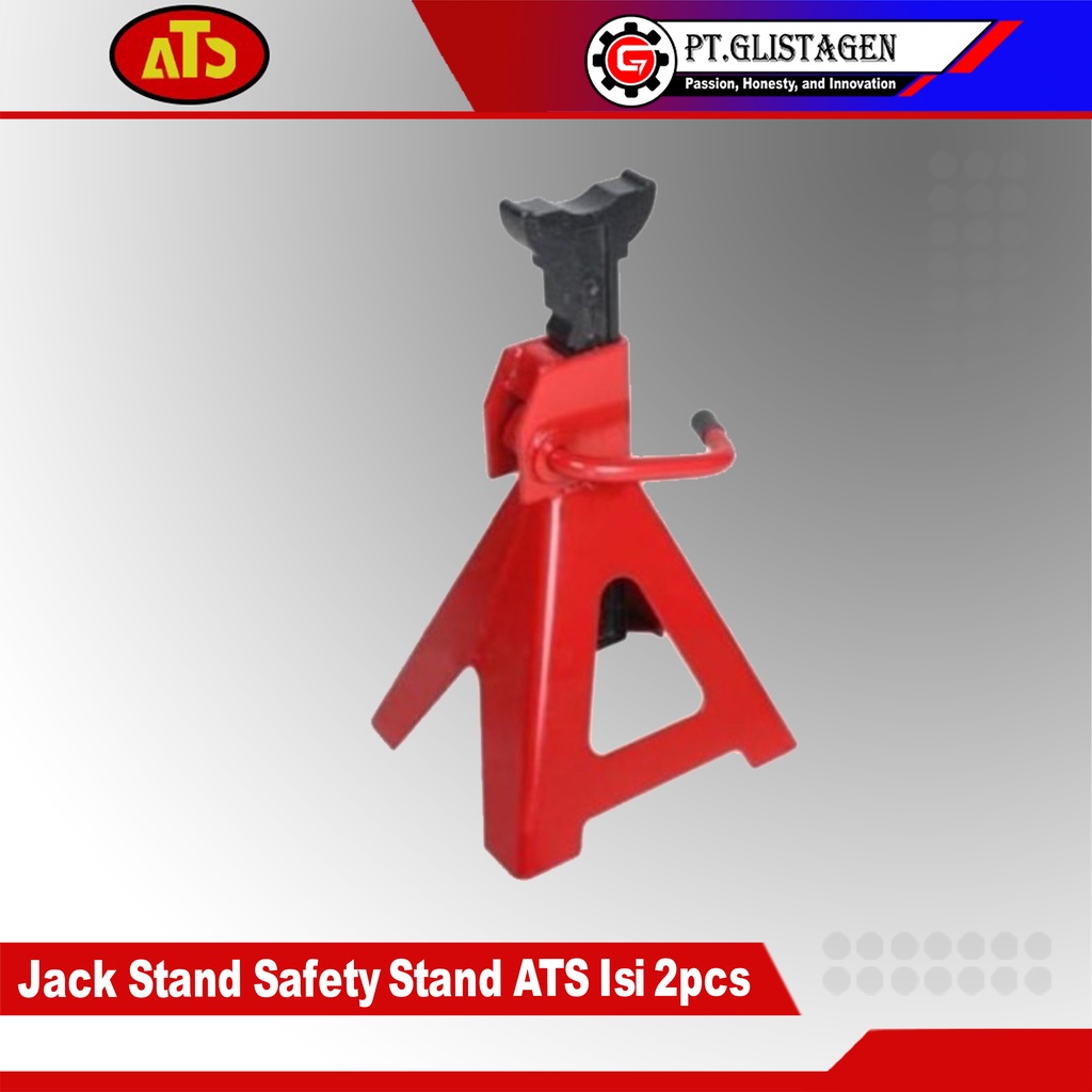 ATS Jack Stand 3 Ton Dongkrak Penyangga Tahanan Mobil 1 Set 2 Pcs 3Ton